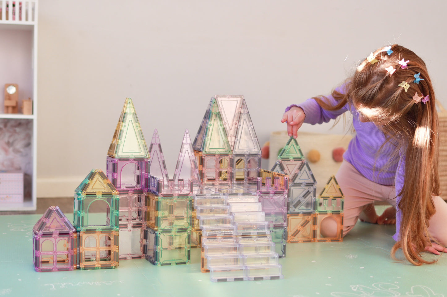 EVA Foam Baby Play Mat - Fairytale Forest - Mint Green