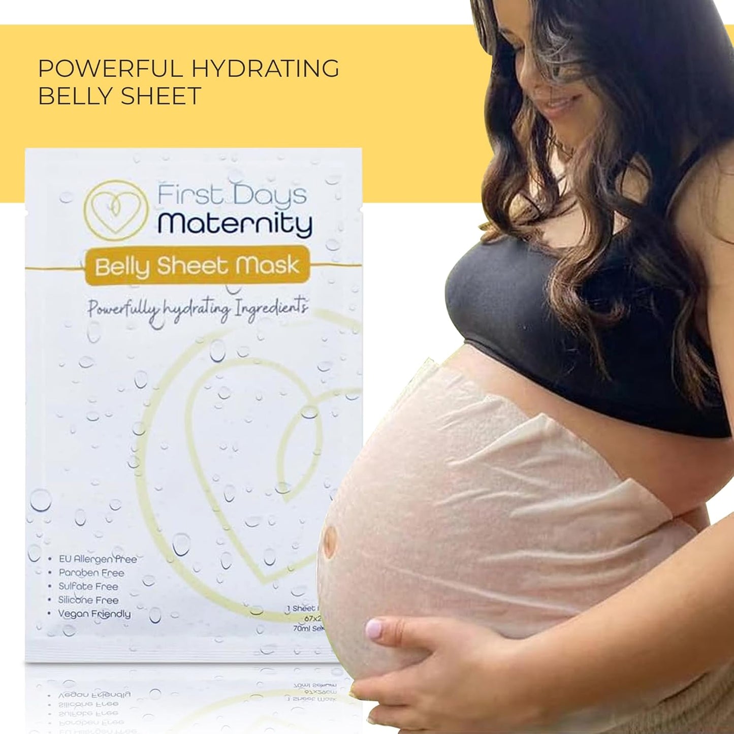 First Days Maternity - Hydrating Belly Sheet Mask