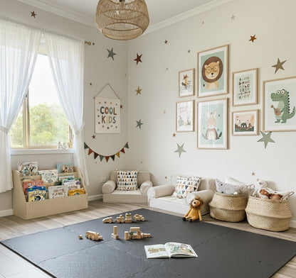 EVA Foam Baby play mat Charcoal