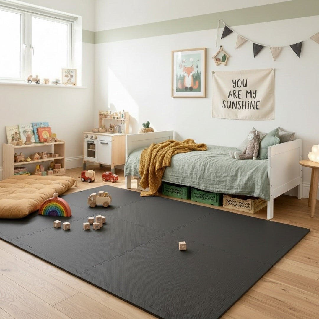 EVA Foam Baby play mat Charcoal