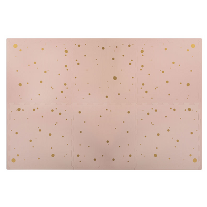 EVA Foam Baby Play Mat - Pink & Gold Confetti